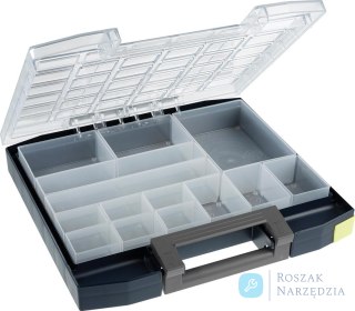 Walizka na drobne elem. z poliweglanu boxxser 80 8x8-20,kolor niebieski raaco