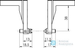 Wiertło kręte typu bit HSS, szlifowane 3,5mm