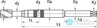 Wiertło kręte typu bit HSS, szlifowane 5,5mm