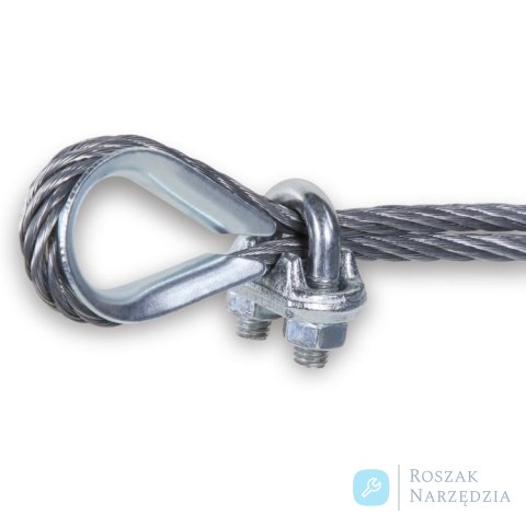 Zacisk linowy kabłąkowy stalowy ocynkowany 14 mm (9/16") Robur
