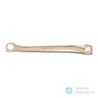 Klucz oczkowy odsadzony nieiskrzący CU-BE 34x36 mm, 90BA Beta