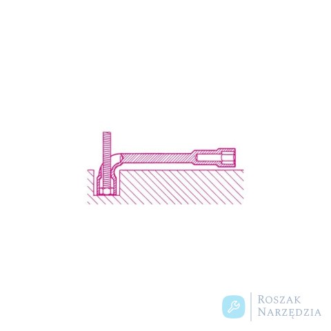 Klucz fajkowy 6-kątny 21x21 mm, 933 Beta