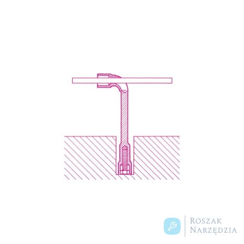 Klucz fajkowy 6-kątny 21x21 mm, 933 Beta