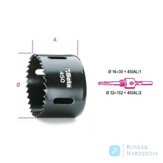 Koronka bimetaliczna HSS 127 mm, 450 Beta