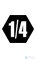 Bit 1/4" TORX z otworem T27x25 mm, 860RTX Beta Bit 1/4" TORX z otworem T27x25 mm, 860RTX Beta