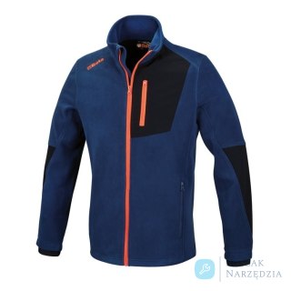 Bluza 7657B z grubego polaru granatowa zapinana na zamek, roz. XL Beta