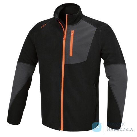 Bluza polarowa 7657N zamek gruby elastyczny materiał, czarna, roz. XS Beta