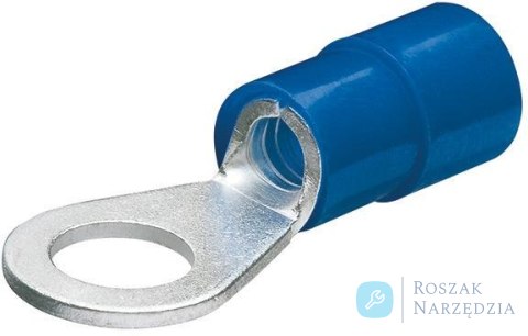 Końcówka kablowa oczkowa, niebieska, izolowana, Fi 4 mm, 1,5-2,5 mm2, 97 99 173, KNIPEX