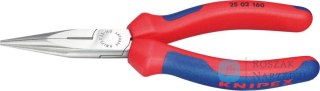 Szczypce proste półokrągłe 160mm 25 02 160 KNIPEX