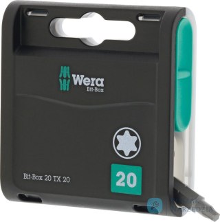 Opak.bit.Bit-Box20H20szt.do śrub z lbem z gniazdem TORX 20x25mm Wera