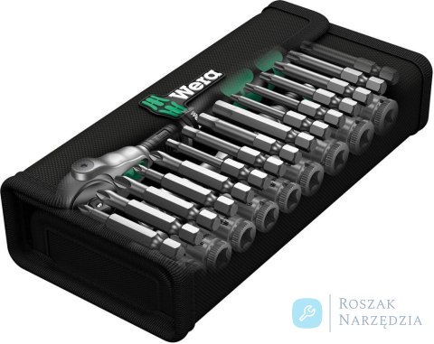 Zestaw wymiennych nasadek 1/4" ZYKLOP speed, 28-częściowy Wera