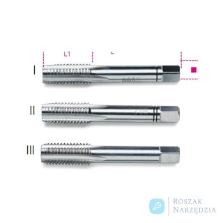 Gwintownik ręczny metryczny HSS M24x3, 3-cz. Beta