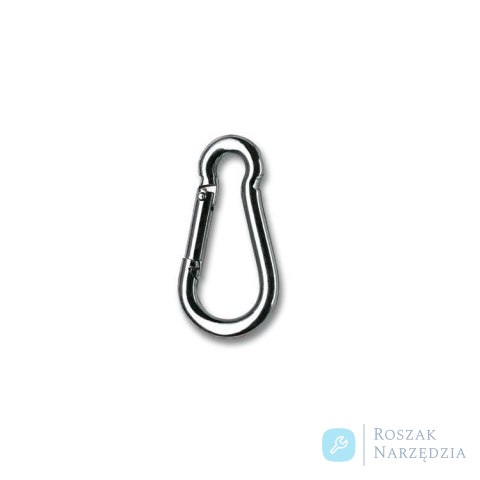 Hak karabinkowy (karabińczyk) ocynkowany 12x140 mm Robur