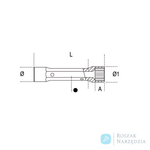 Klucz rurowy dwustronny 6-kątny 30x32 mm, 935 Beta Klucz rurowy dwustronny 6-kątny 30x32 mm, 935 Beta