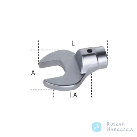Końcówka wtykowa płaska 36 mm, króciec 22 mm, 644 Beta Końcówka wtykowa płaska 36 mm, króciec 22 mm, 644 Beta