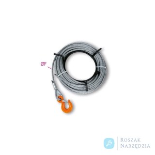 Lina stalowa ocynkowana 11 mm, WLL 1,6 t, dł. 30 m Robur