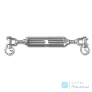 Nakrętka napinająca M14 szakla-szakla (śruba rzymska) ze stali nierdzewnej AISI 316, WFL 940 kg, dł. 370-225 mm Robur
