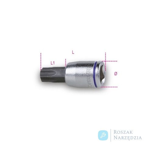 Nasadka trzpieniowa 1/4" do śrub TORX T30x28 mm, 900MC/TX Beta Nasadka trzpieniowa 1/4" do śrub TORX T30x28 mm, 900MC/TX Beta