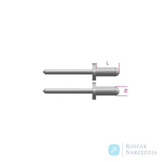 Nity 3,2x8 mm, 500 szt Beta
