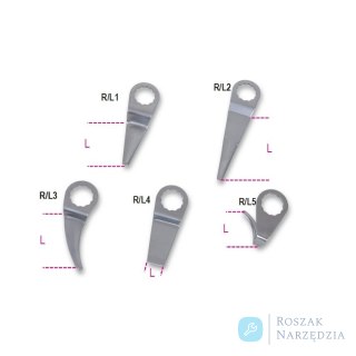 Ostrze płaskie zakrzywione do wycinarki szyb samochodowych 30 mm Beta