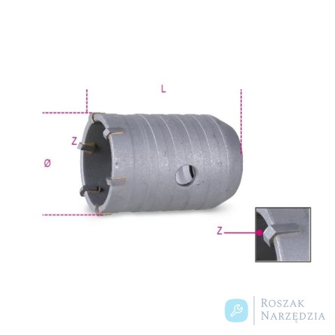 Otwornica do betonu 80 mm, głębokość 75 mm, 460 Beta