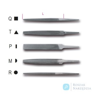 Pilnik trójkątny zdzierak bez rękojeści 150 mm, 1718D6/T Beta