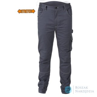 Spodnie robocze 7830ST szare ze streczem, roz. XXXL Beta