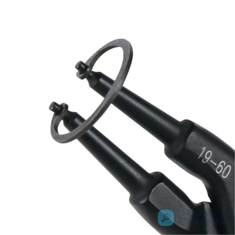 Szczypce do pierścieni segera 140x1.3 mm zakres 10-25 mm, 1036 Beta