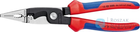 Szczypce elektroinstalacyjne - do instalacji elektrycznych, 200mm, 13 82 200, KNIPEX