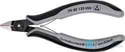 Szczypce tnące boczne, precyzyjne, ESD, 125mm, 79 42 125, KNIPEX