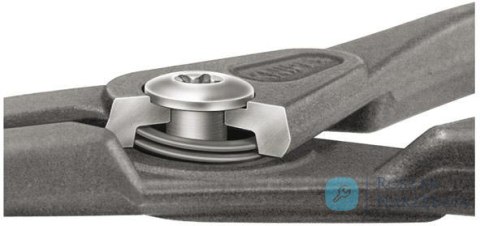 Zestaw szczypiec Segera do pierścieni osadczych, 4-cz. 00 19 57 V01, KNIPEX