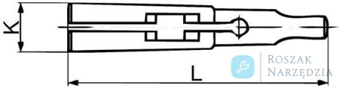 Brzeszczot maszynowy SB5,4 zeby na cal 450x35x2mm KOMET