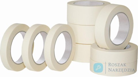 Taśma klejąca maxtape krepowana 50mmx50m, chamois (brazowy)