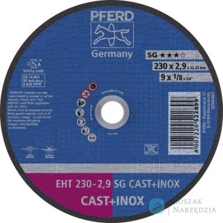 Tarcza do ciecia, prosta A24QSG 230x2,9mm PFERD