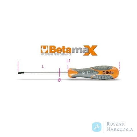 Wkrętak TORX T45x262 mm, 1297TX Beta
