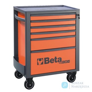 Wózek narzędziowy 6 szuflad, blat ABS, kolor czarny RSC24/6-N Beta