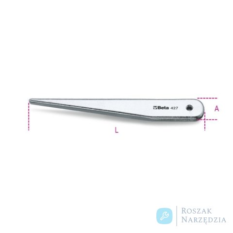 Wybijak do chwytów Morse'a GR 1-2, dł. 140 mm, 427 Beta