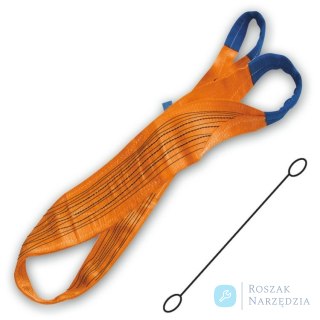 Zawiesie pasowe 12 m, WLL 10 t Robur