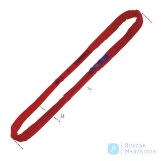 Zawiesie wężowe 1 m WLL 5 ton Robur