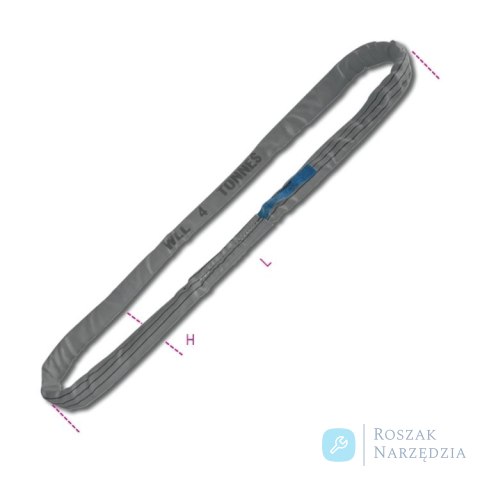 Zawiesie wężowe 2,5m WLL 4000kg Robur