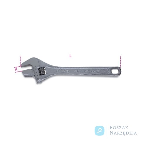 Klucz płaski nastawny ze skalą i odwracaną szczęką 250 mm, max. otwarcie 34 mm, 111ER/250 Beta