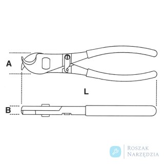 Nożyce do cięcia kabli 230mm, 1132BM/230 Beta