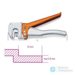 Szczypce blacharskie do karbowania blachy 228 mm, 1065P Beta