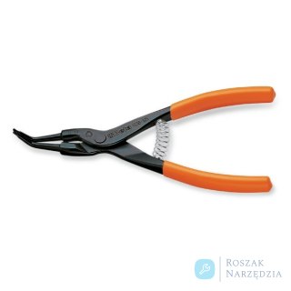 Szczypce do pierścieni segera zewnętrznych odgięte o 45° 140x0,9 mm, Ø 3-10 mm, 1037/140X0.9 Beta