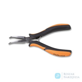 Szczypce płaskie długie odgięte dla elektroników 140mm, 1172BM/P Beta