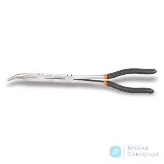 Szczypce półokrągłe odgięte o 45° długie z podwójnym przegubem 336 mm, 1009L/DP Beta