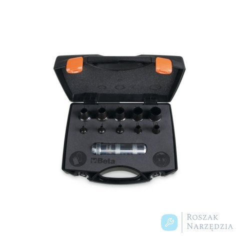 Zestaw wycinaków rymarskich od 3 do 20 mm z uchwytem, 10-cz., 1105/C10T Beta