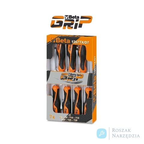 Zestaw wkrętaków TORX T6-T30, 7-cz., 1267TX/D7 Beta