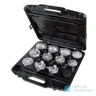 Zestaw nasadek z kluczem nastawnym do filtrów oleju, 19-cz., 1493/C19 Beta