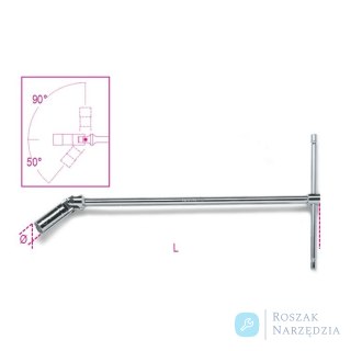 Klucz nasadowy przegubowy do świec zapłonowych 20.8 mm, 959/20.8 Beta